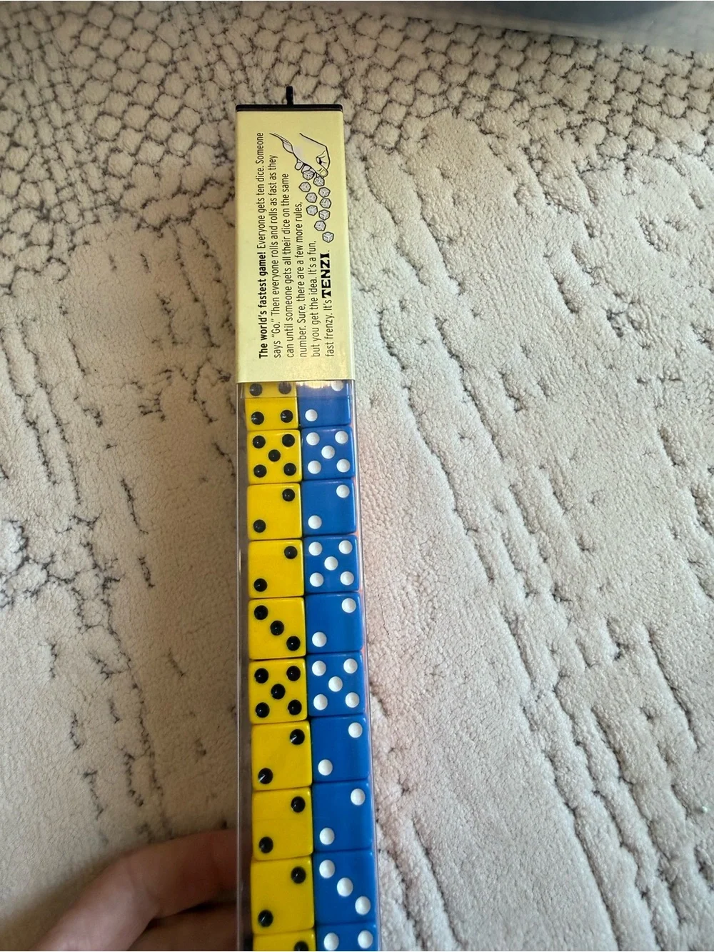 TENZI Dice Set - Blue & Orange